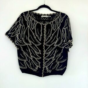 Alice + Olivia embroidered top